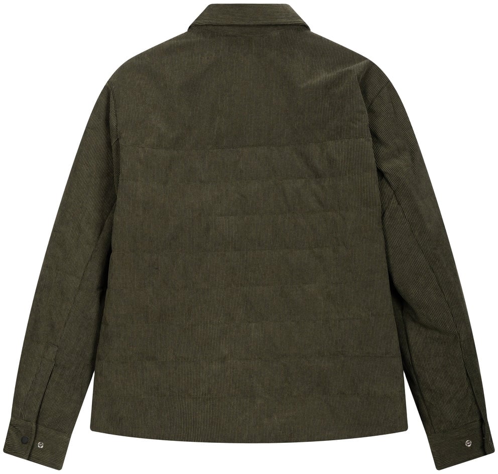 Save the Duck Quilted corduroy jacket 'Mily' Groen