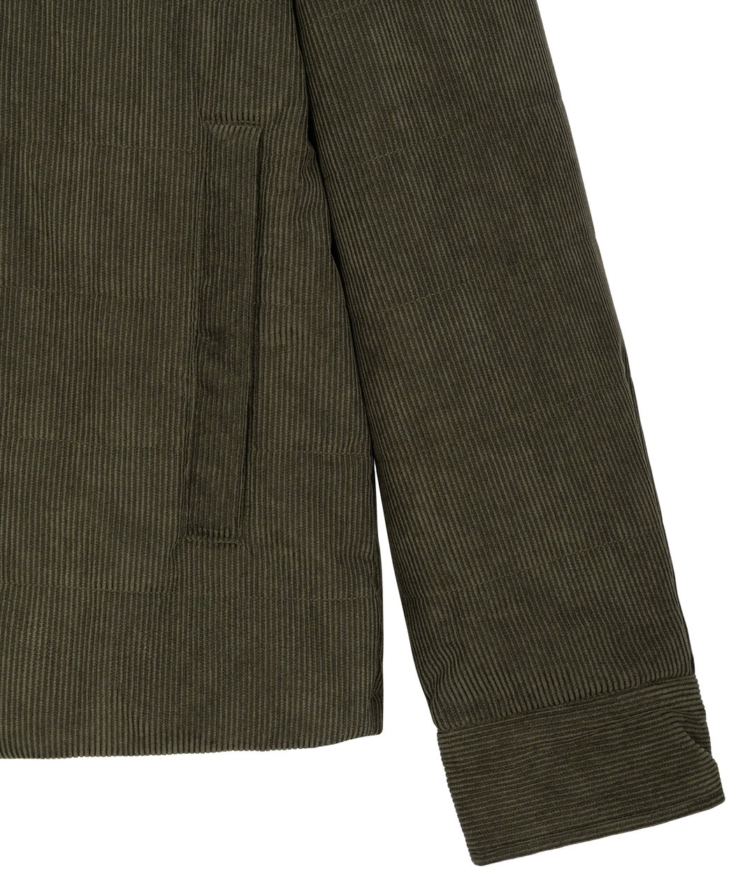 Save the Duck Quilted corduroy jacket 'Mily' Groen