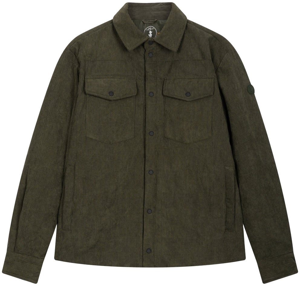 Save the Duck Quilted corduroy jacket 'Mily' Groen