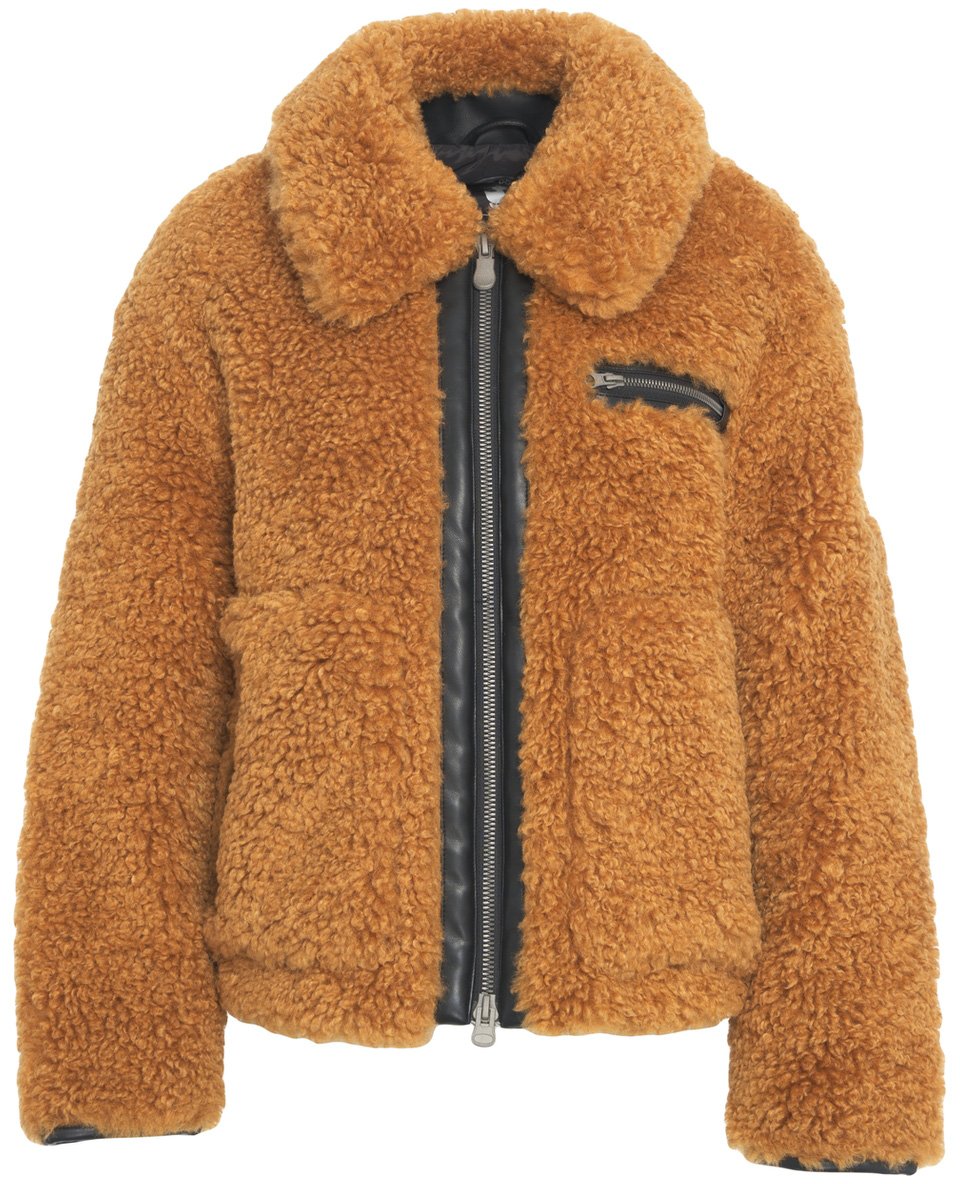 Save the Duck Giacca in ecopelliccia 'Hester' Oranje