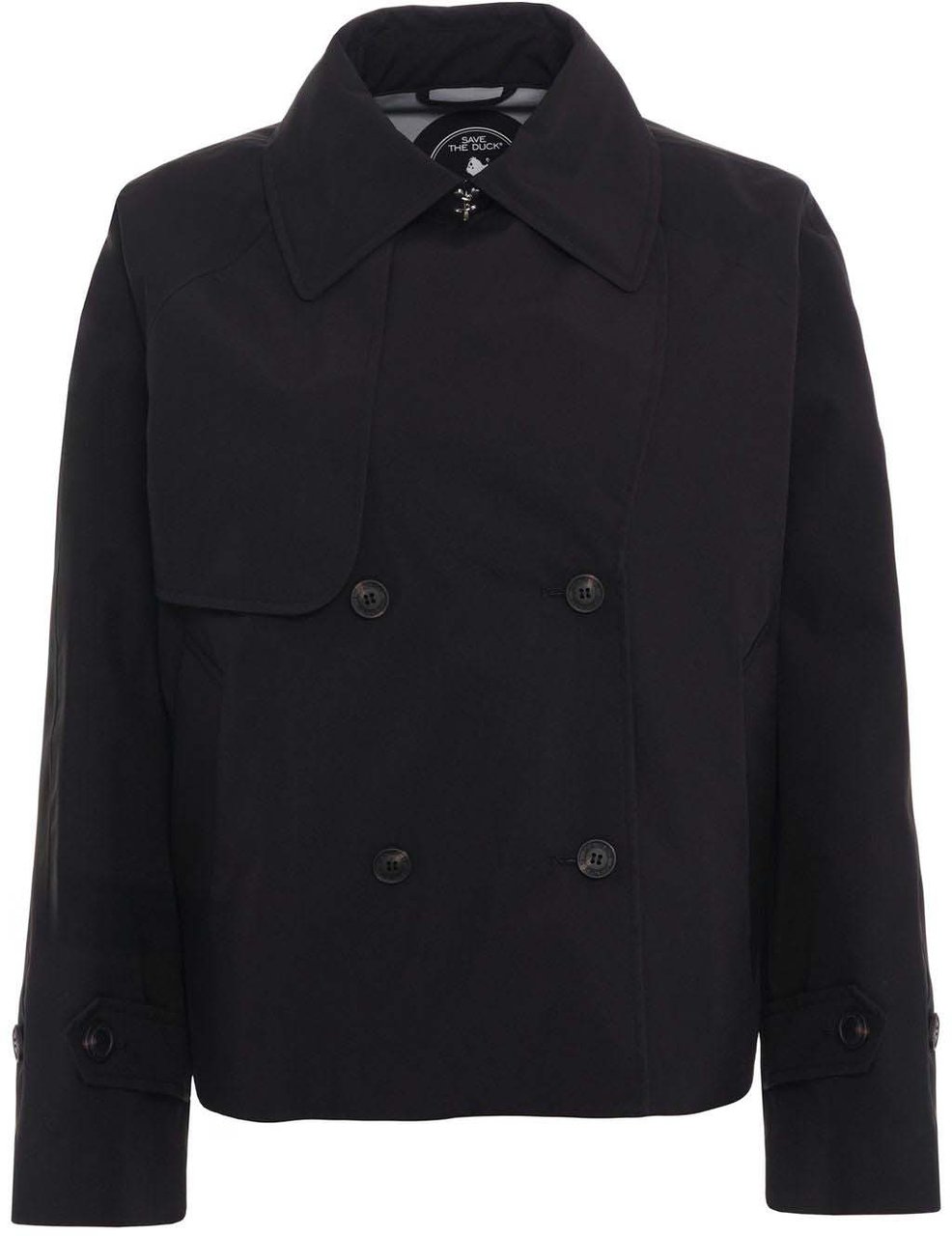 Save the Duck Trench jacket 'Garbo' Zwart