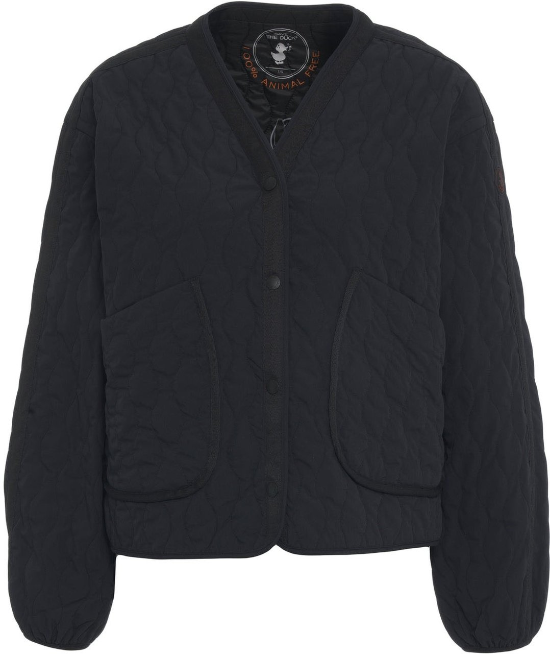 Save the Duck Quilted jacket 'Fara' Zwart