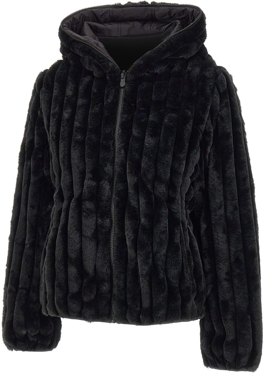 Save the Duck Coats Black Zwart