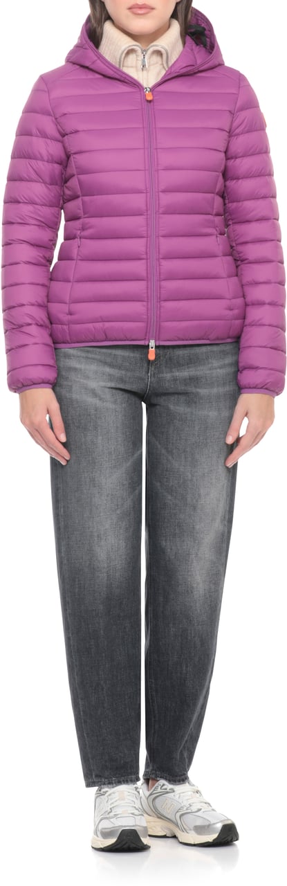 Save the Duck Coats Purple Paars
