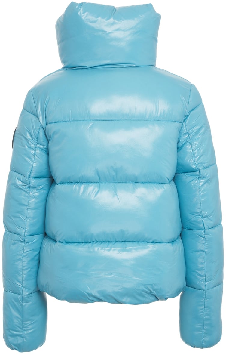 Save the Duck Puffer with high collar Blauw