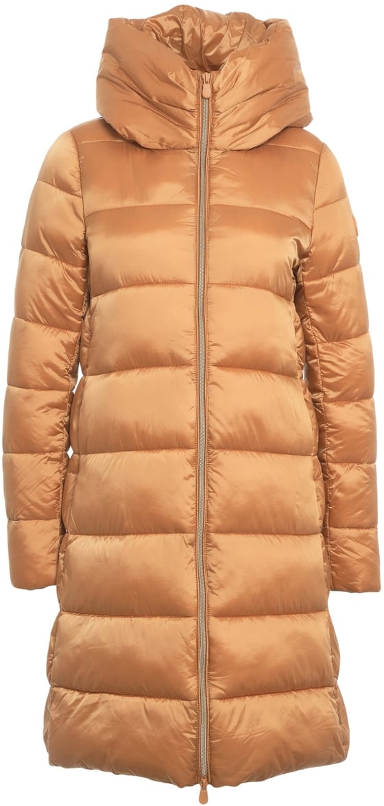 Save the Duck Long down coat 'Iris' Bruin