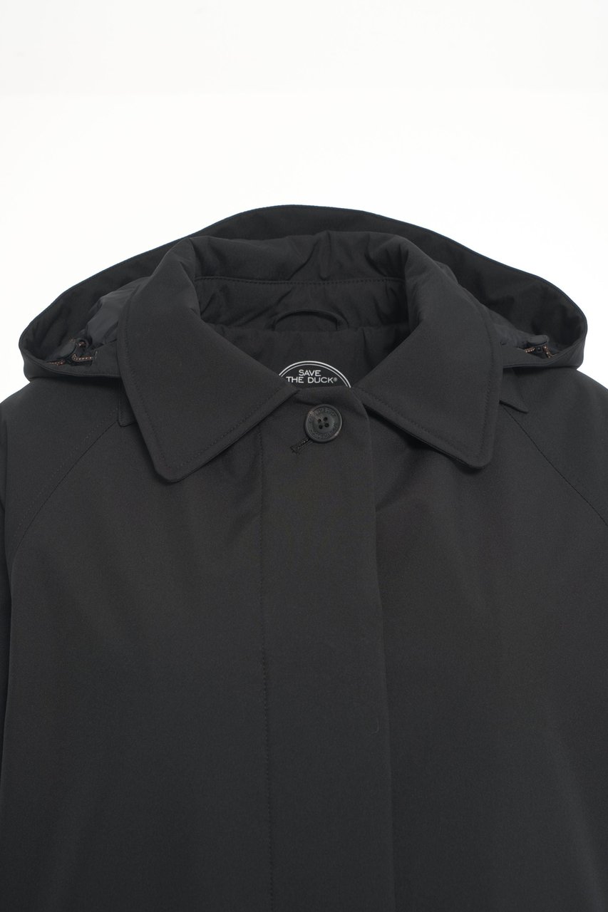 Save the Duck Parka 'Grin' Zwart