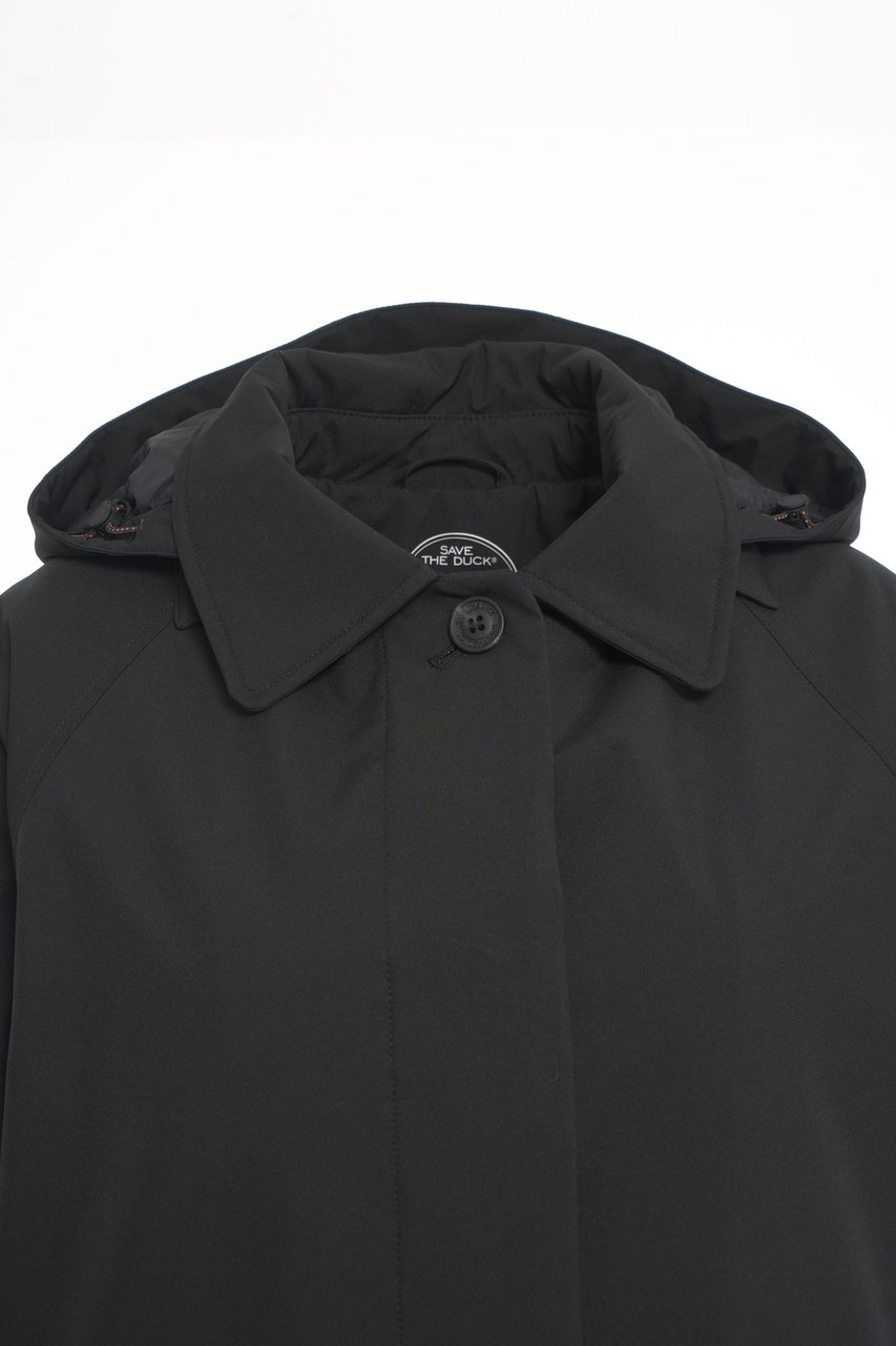 Save the Duck Parka 'Grin' Zwart