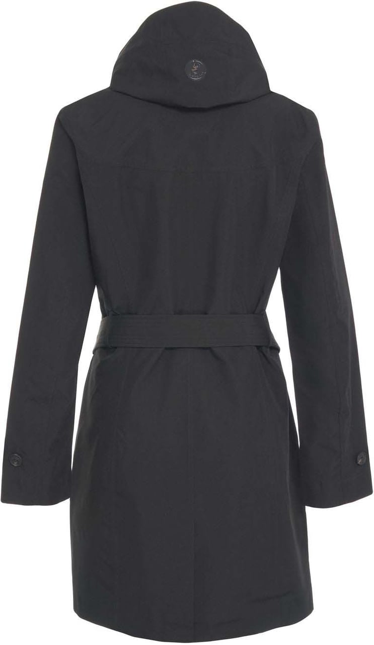 Save the Duck Trench coat 'Jackie' Zwart