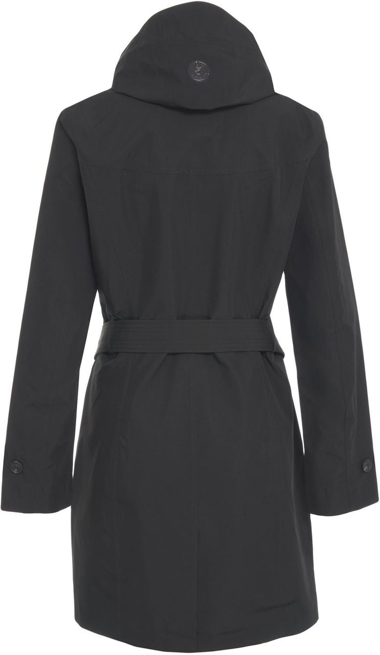 Save the Duck Trench coat 'Jackie' Zwart