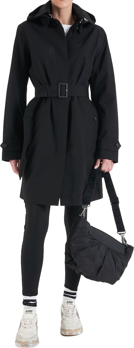 Save the Duck Trench coat 'Jackie' Zwart