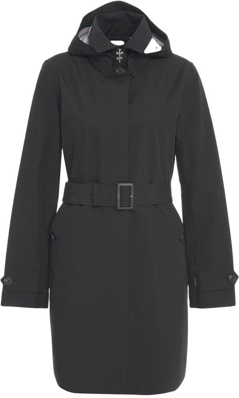 Save the Duck Trench coat 'Jackie' Zwart