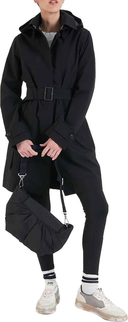Save the Duck Trench coat 'Jackie' Zwart