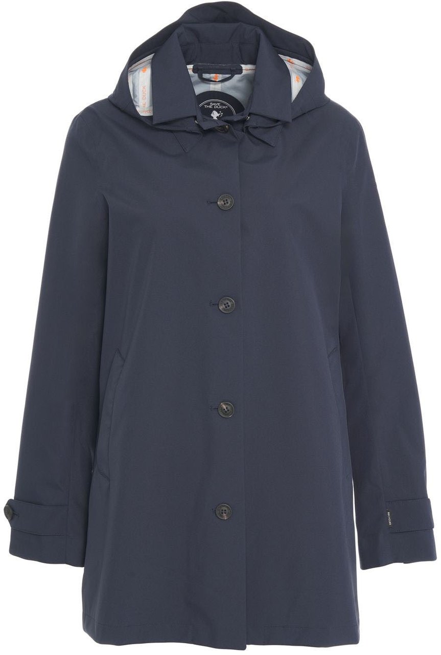 Save the Duck Trench 'April' Blauw