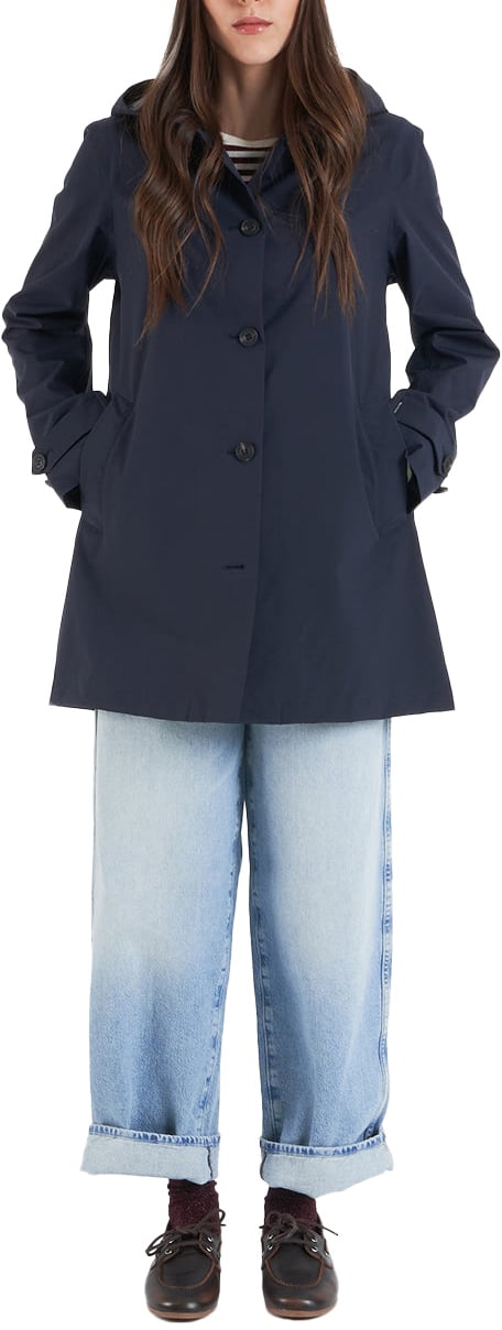 Save the Duck Trench 'April' Blauw