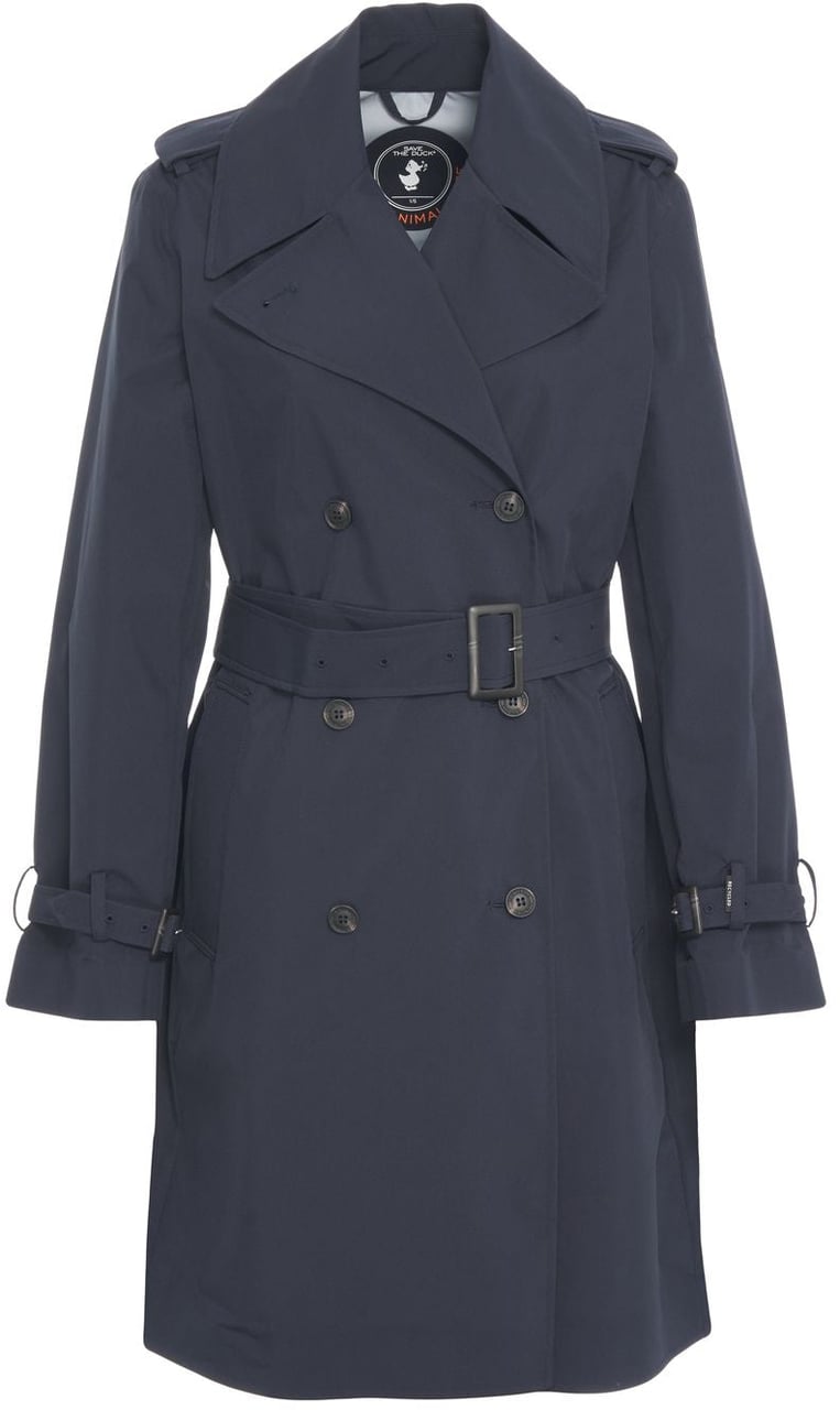 Save the Duck Trenchcoat Blauw