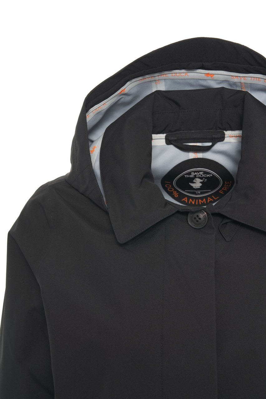 Save the Duck Trench coat 'Asia' Zwart