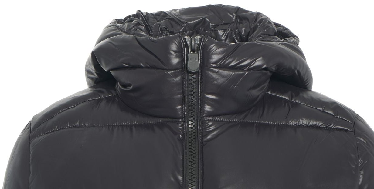 Save the Duck Puffer with Plumtech filling Zwart