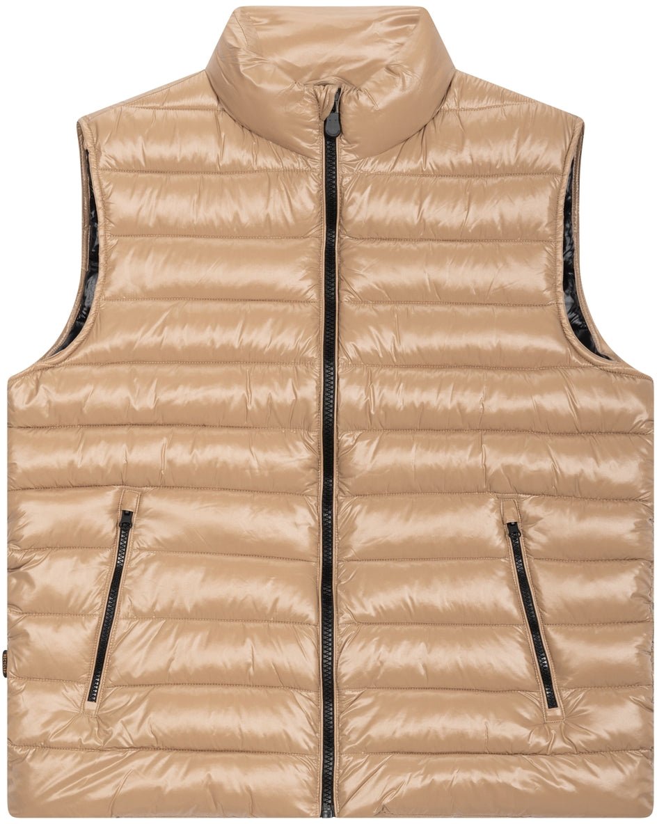 Save the Duck Quilted vest 'Love' Beige