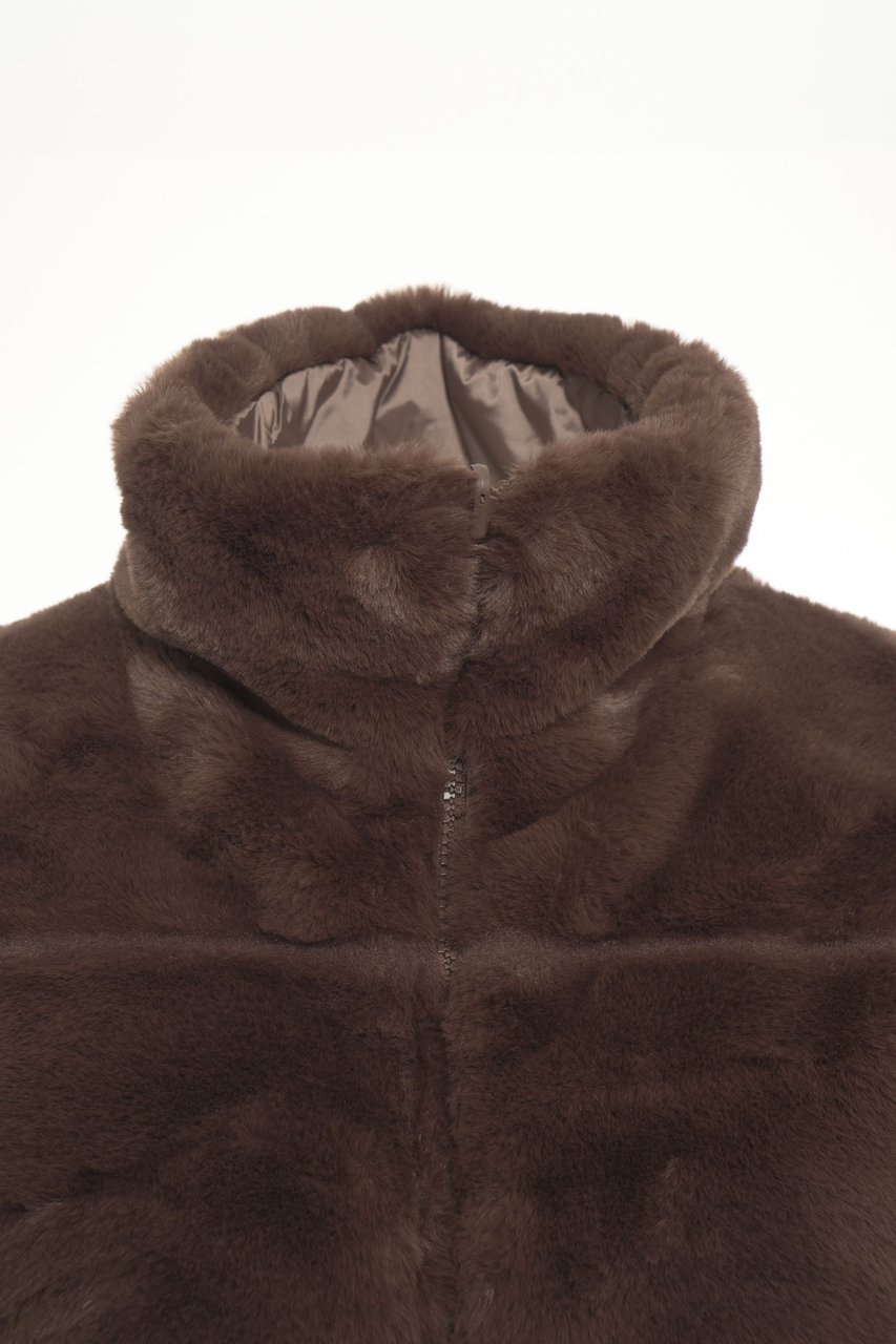 Save the Duck Faux fur gilet 'FURY' Bruin