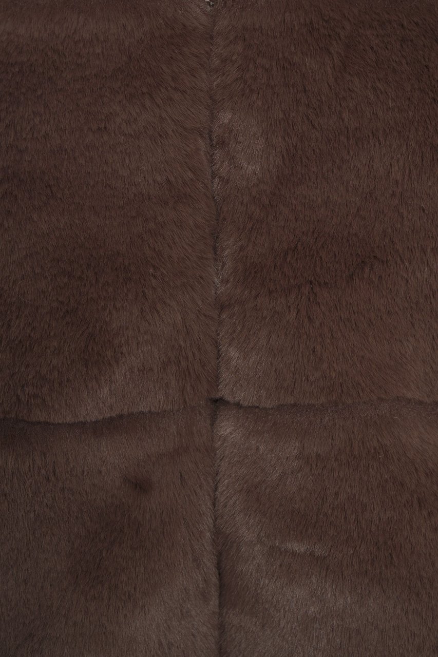 Save the Duck Faux fur gilet 'FURY' Bruin