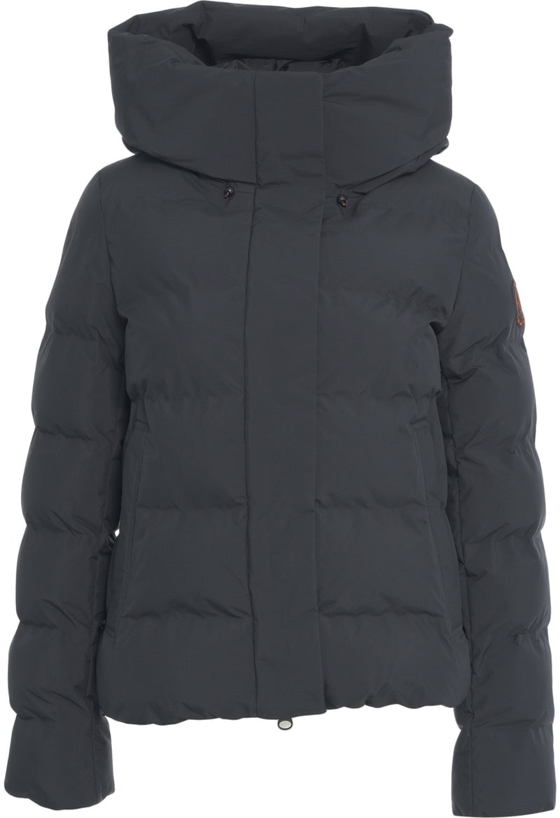 Save the Duck Eco down jacket 'Leaf' Zwart