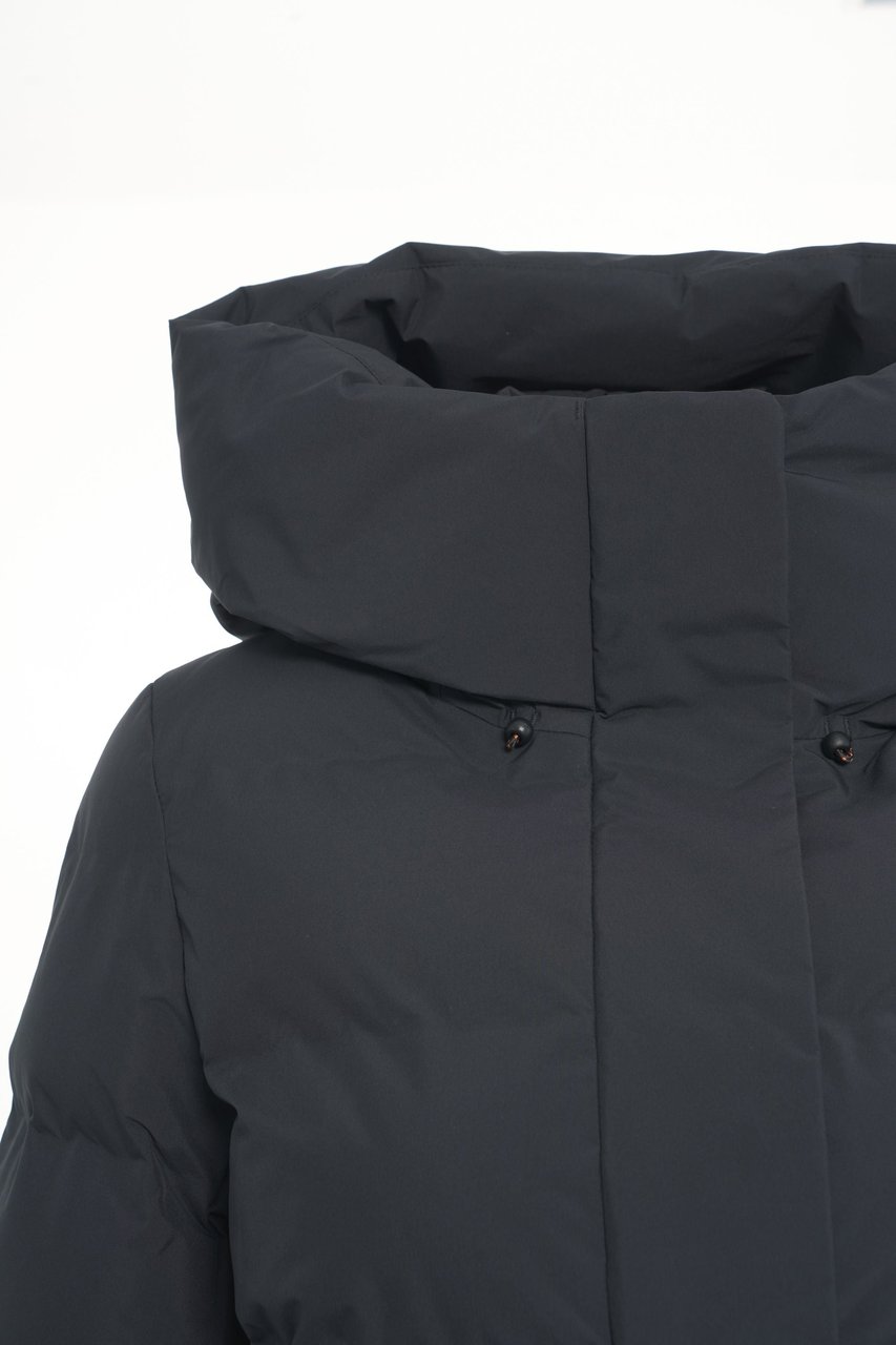Save the Duck Eco down jacket 'Leaf' Zwart