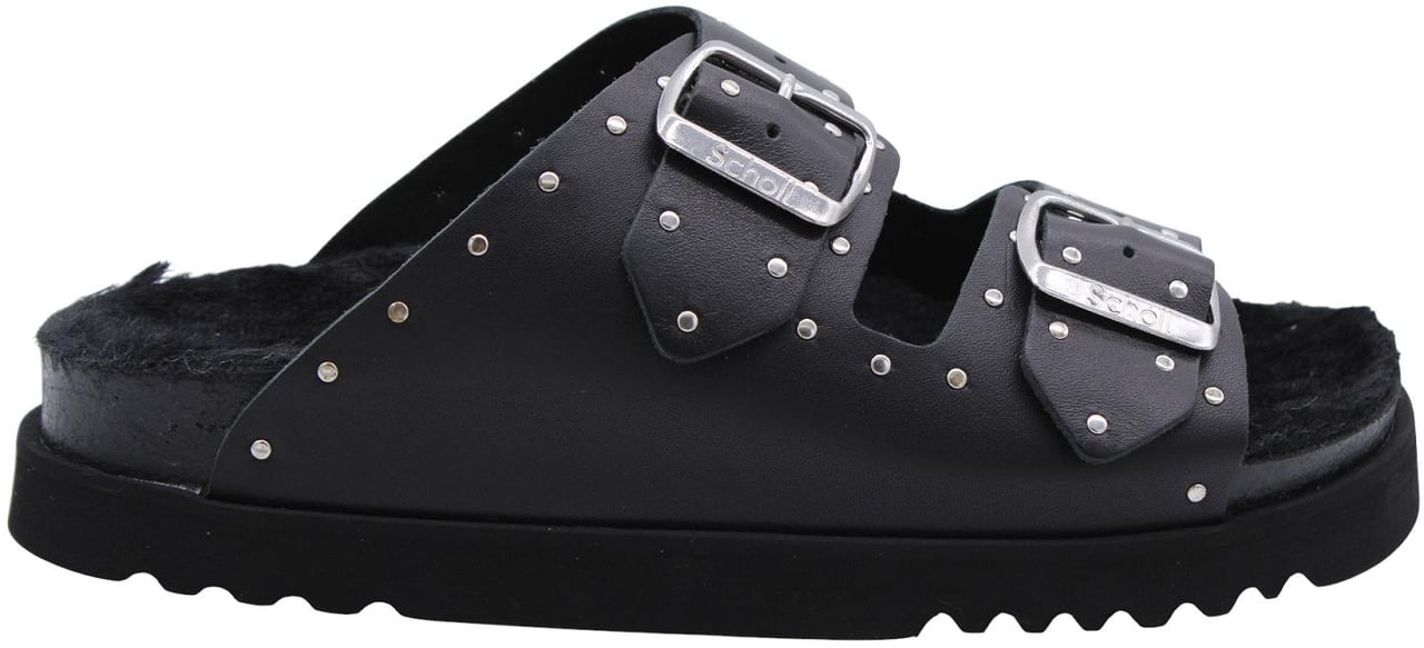 Scholl Slipper Black Zwart