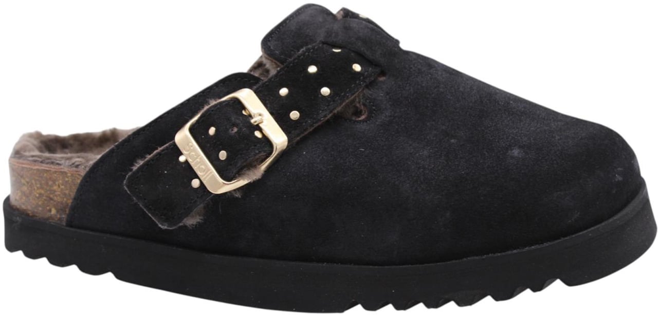Scholl Slipper Black Zwart