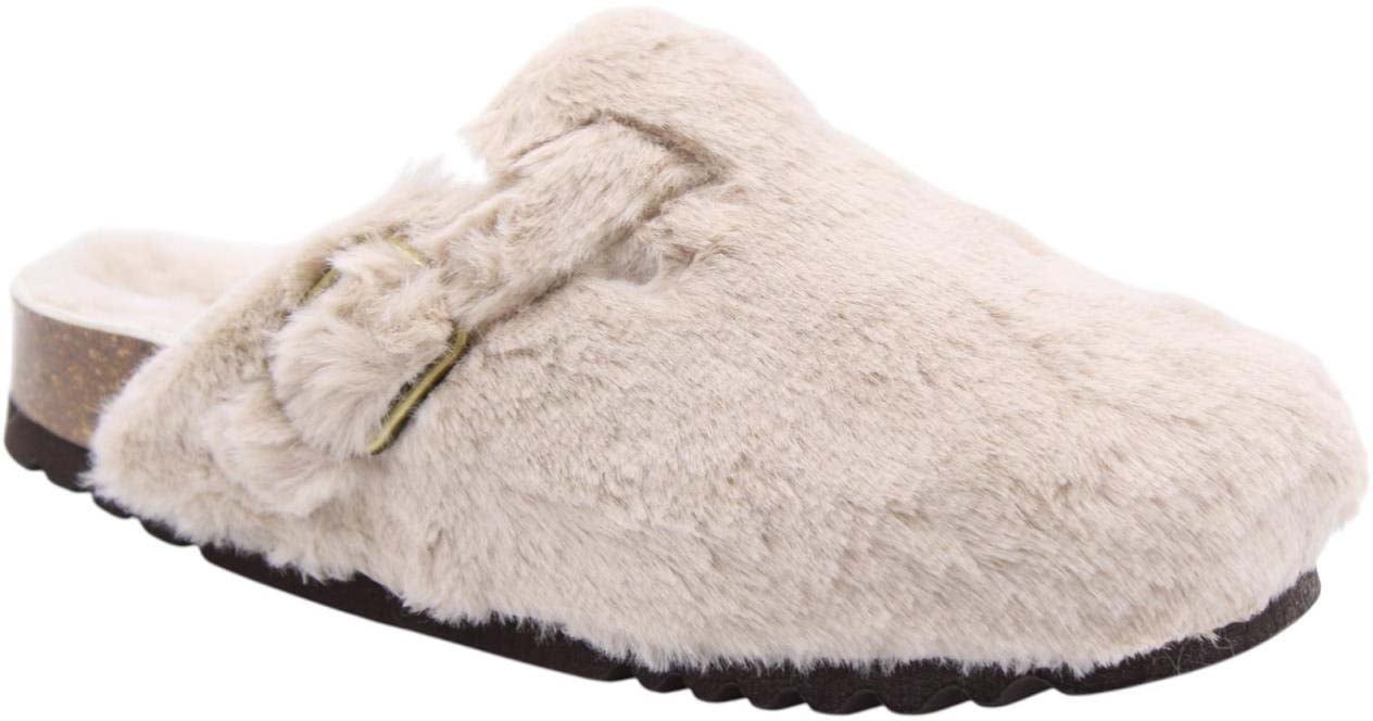 Scholl Slipper White Wit
