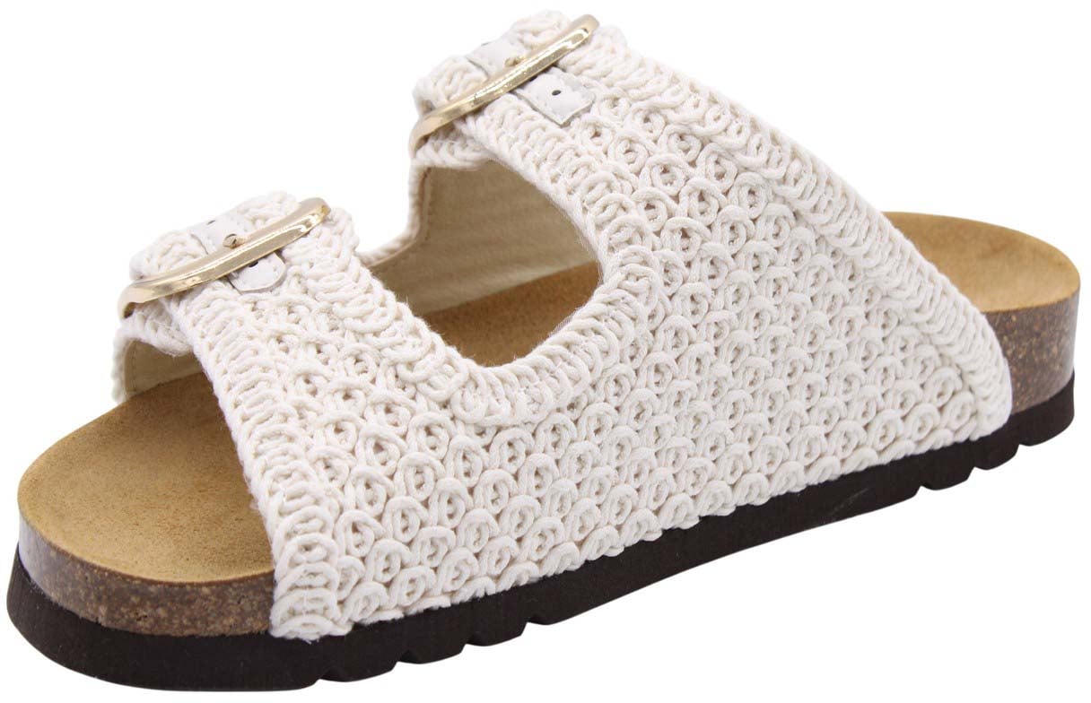 Scholl Slipper White Wit