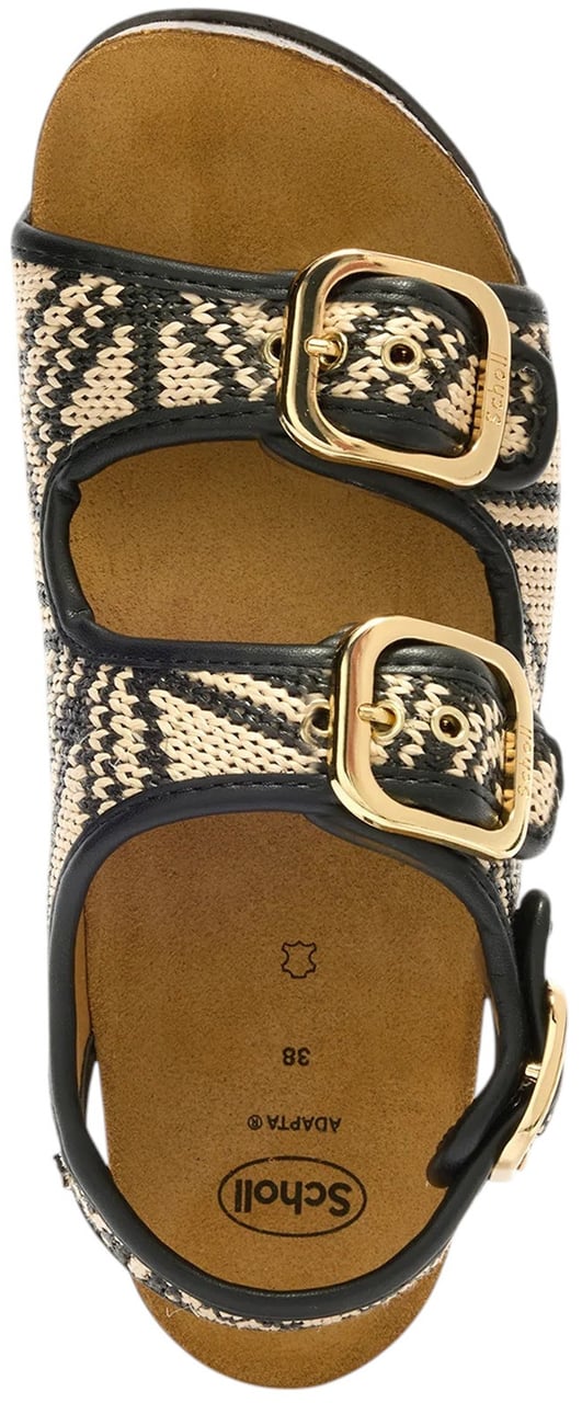 Scholl Sandals Avorio Zwart