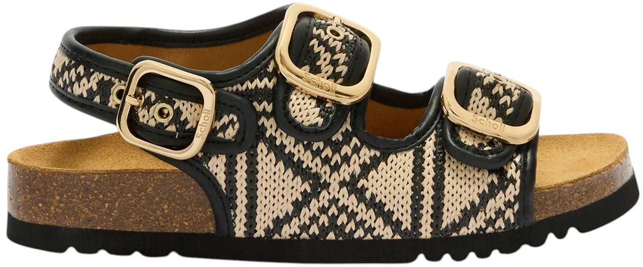 Scholl Sandals Avorio Zwart