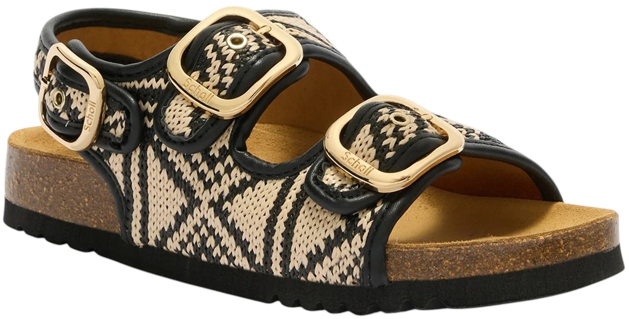 Scholl Sandals Avorio Zwart