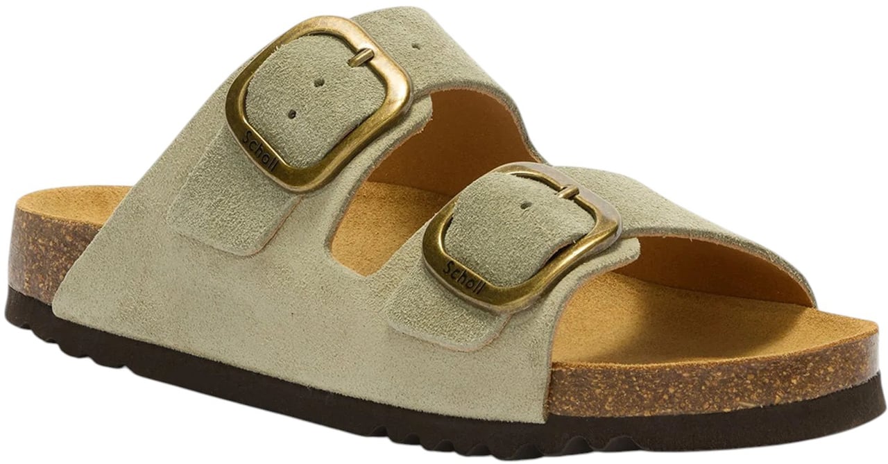 Scholl Sandals Green Lime