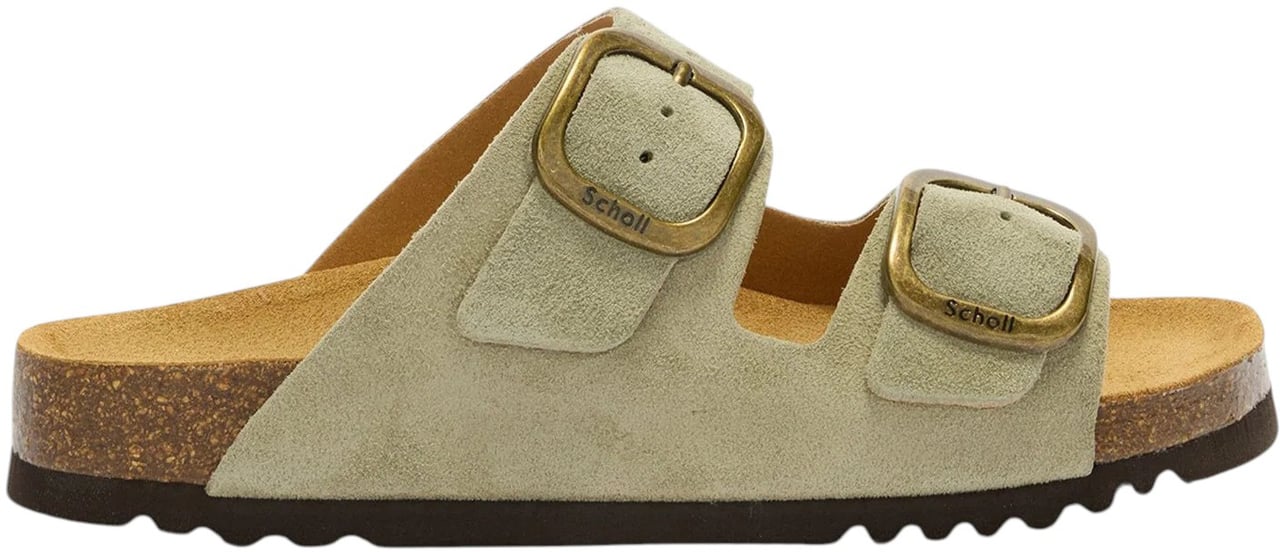 Scholl Sandals Green Lime