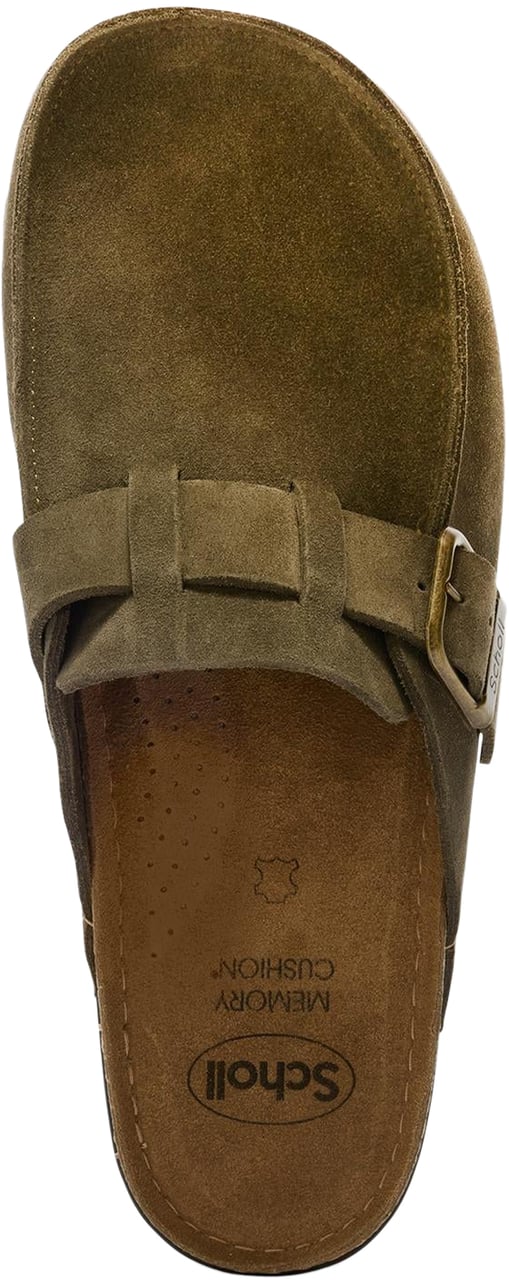 Scholl Heren Bora Moccasin Man Groen