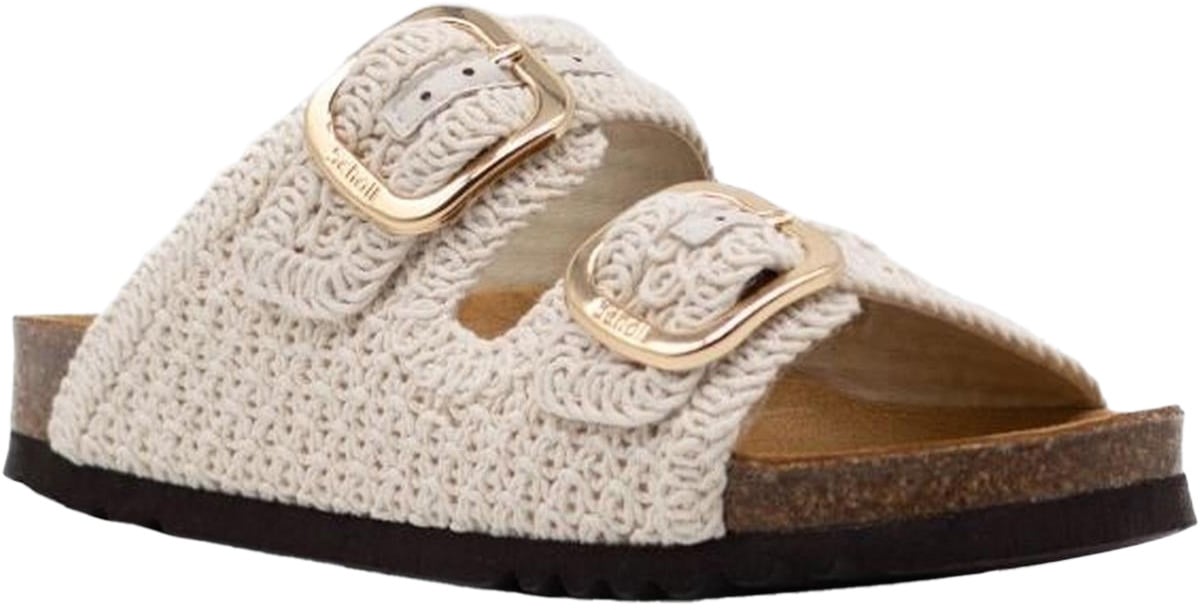 Scholl Dames Noelle Slipper Wit Wit