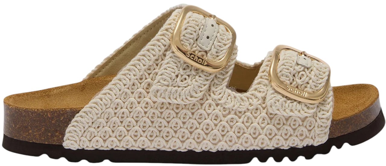 Scholl Sandals White Wit