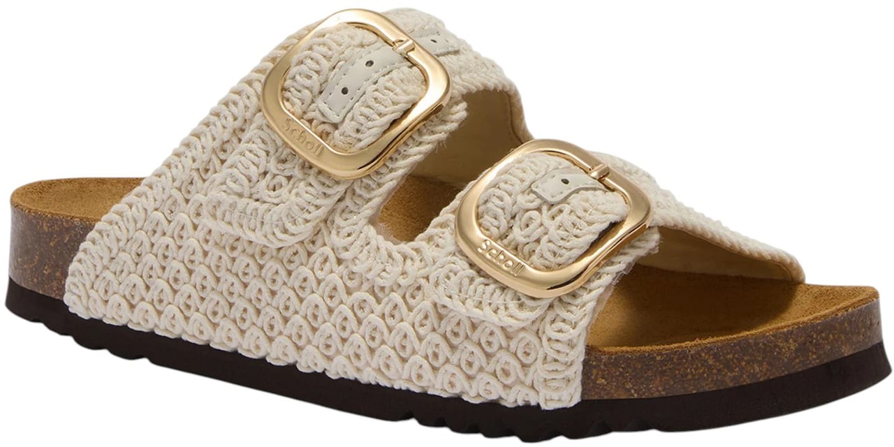 Scholl Sandals White Wit