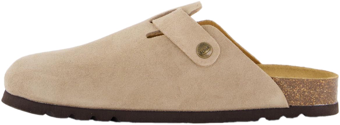 Scholl Heren Olivier Pantoffel Dark Beige Beige