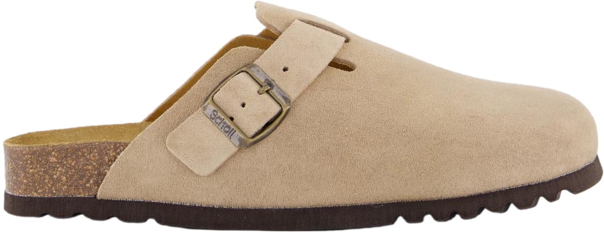 Scholl Heren Olivier Pantoffel Dark Beige Beige