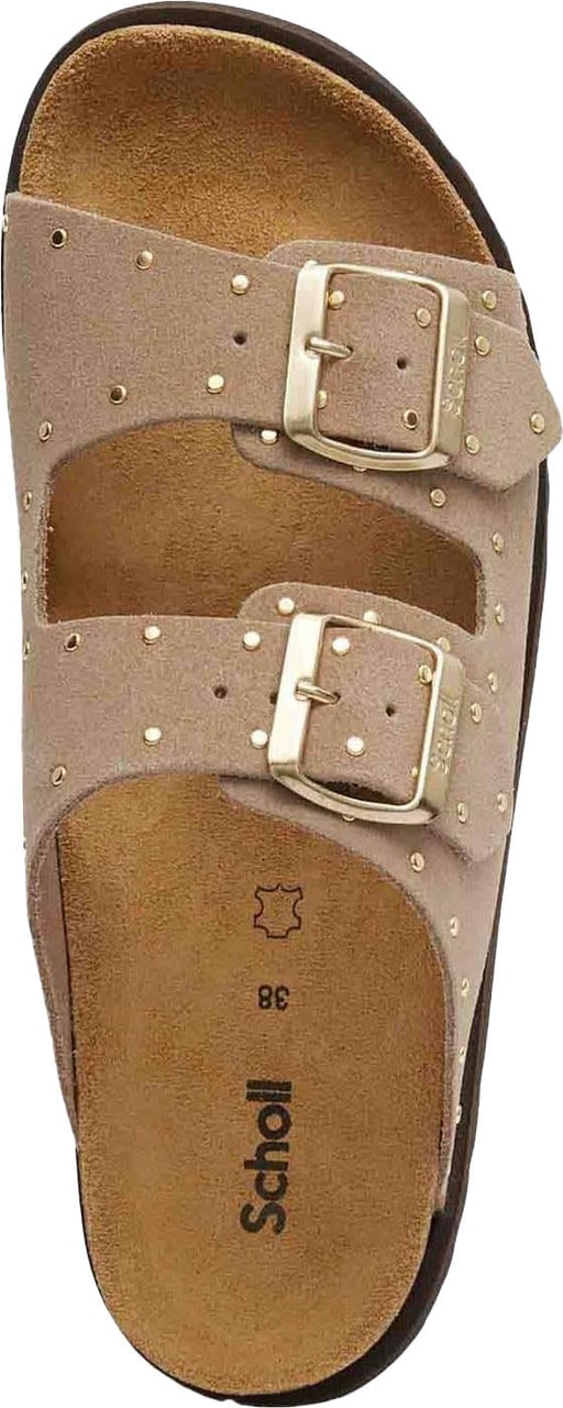 Scholl Dames Beatriz Slipper Dark Beige Beige