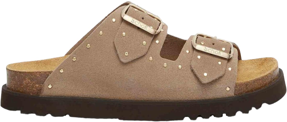 Scholl Dames Beatriz Slipper Dark Beige Beige