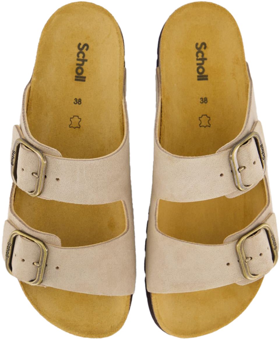 Scholl Dames Josephine Slipper Dark Beige Beige