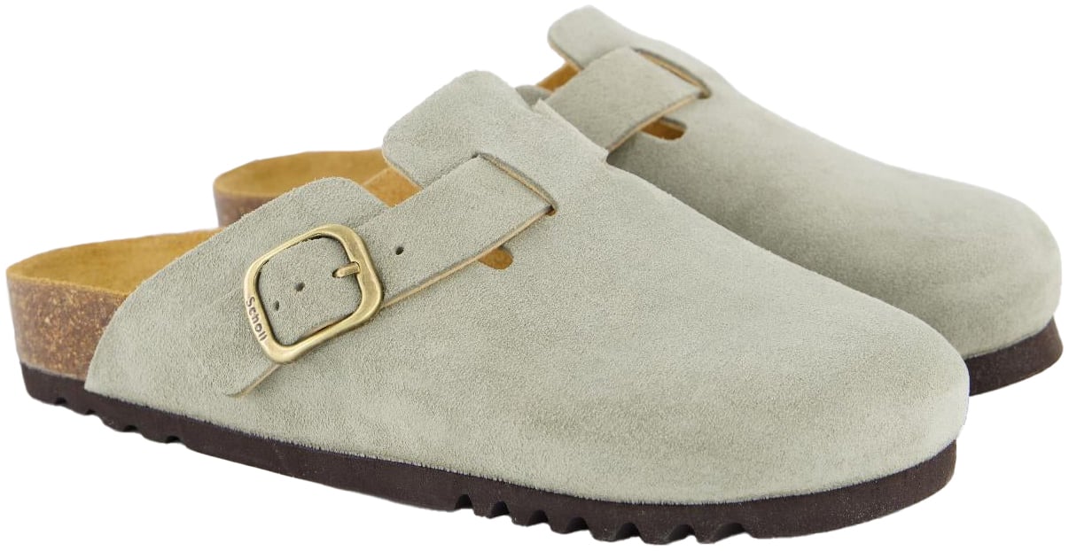 Scholl Dames Fae b Slipper Groen Groen