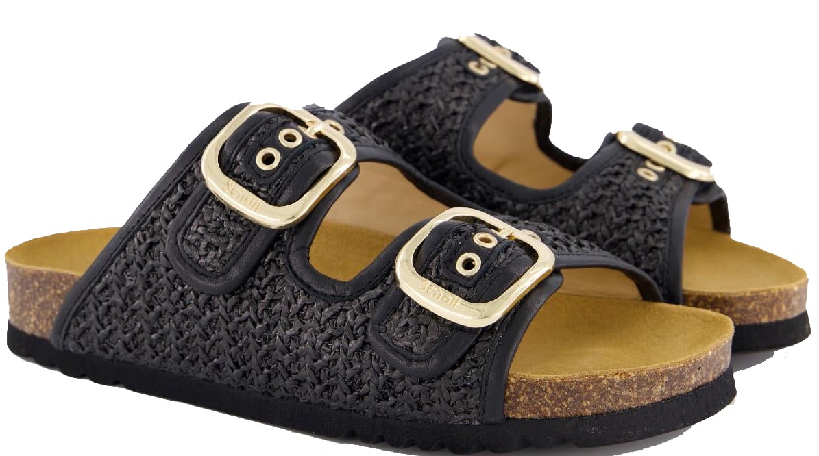 Scholl Dames Noelle Slipper Black Zwart