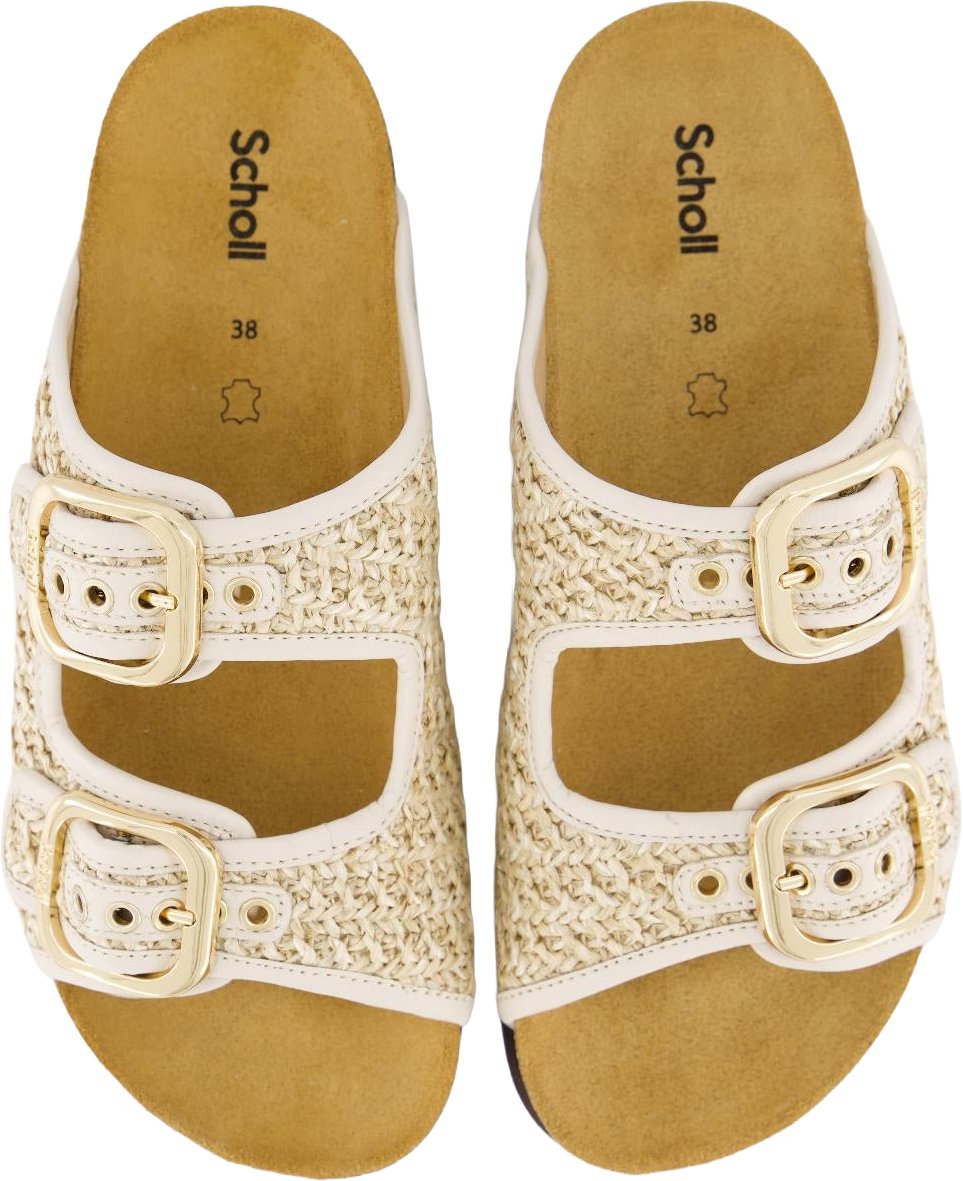 Scholl Dames Noelle Slipper Chalk Beige