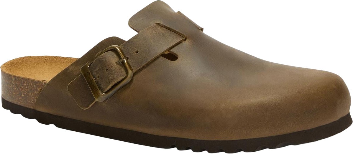 Scholl Heren Olivier slippers Bruin