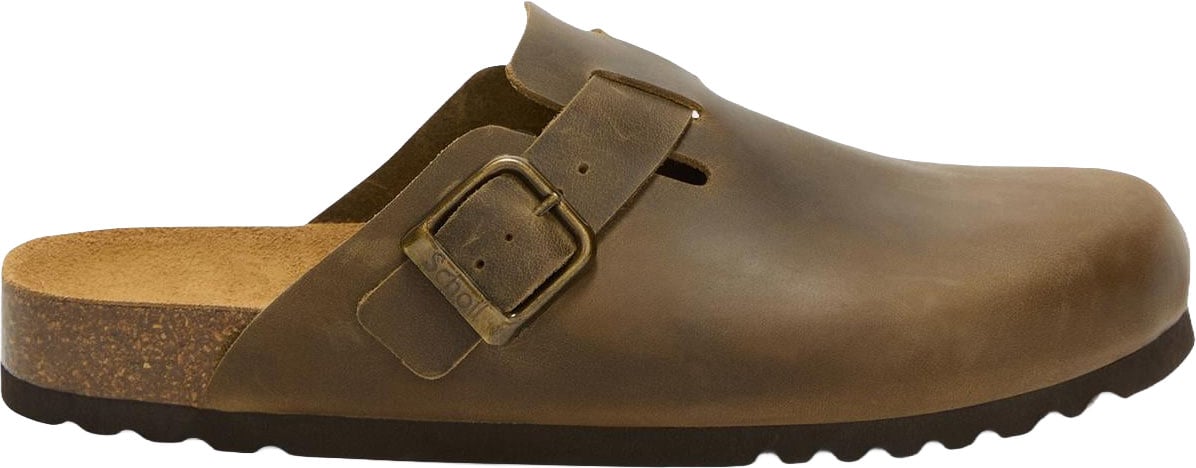 Scholl Heren Olivier slippers Bruin